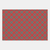 RED DOUGLAS Wrapping Paper Flat Sheet Set van 3 (Voorkant 2)