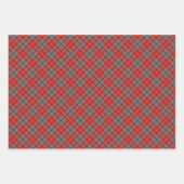 RED DOUGLAS Wrapping Paper Flat Sheet Set van 3 (Voorkant)