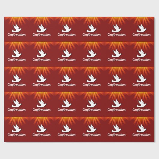 Red Dove bevestiging Cadeaupapier (Vlak)