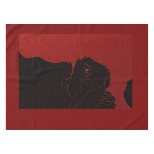 Red Dove Princess Tafelkleed (Voorkant (Horizontaal))