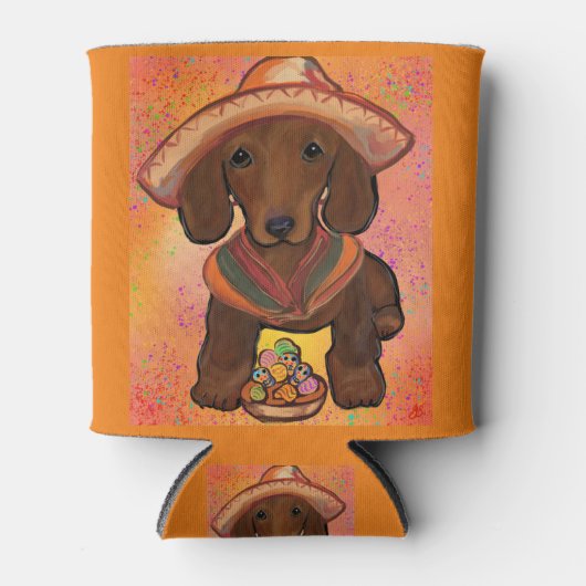 Red Doxie Blikjeskoeler (Voorkant)