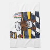 Red Doxie Chef Theedoek (Verticaal)