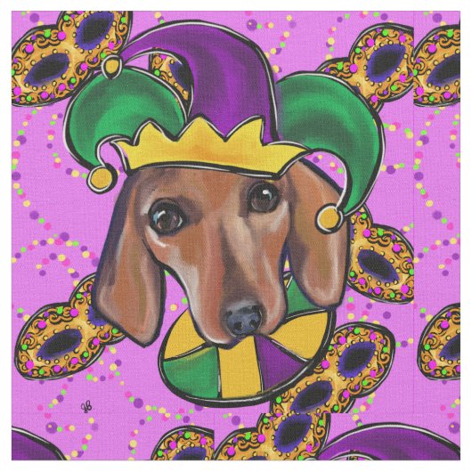 Red Doxie Stof (Close Up)