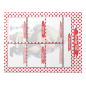 Red Dr. Gnome Verpleegkunde Student Skills Sjabloo Notitieblok (Voorkant)