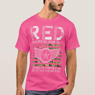 RED Draag Red op vrijdag, militaire RED-vrijdag, o T-shirt