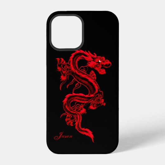 Red Dragon aangepaste iPhone Case-Mate iPhone Case Hoesje (Achterkant)