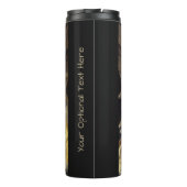 "Red Dragon", aangepaste teksttumbler Thermosbeker (Achterkant)