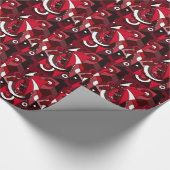 Red Dragon Abstract Art All Purpose Wrapping Paper Cadeaupapier (Hoek)