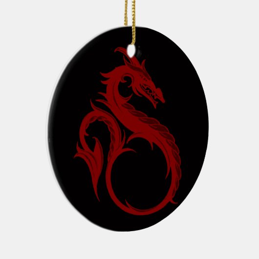 Red Dragon Apalala Ornament (Rechts)