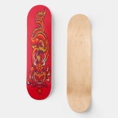Red Dragon Art Persoonlijk Skateboard (Voorkant)