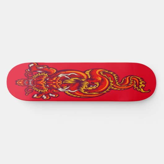 Red Dragon Art Persoonlijk Skateboard (Horizontaal)