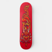 Red Dragon Art Persoonlijk Skateboard (Voorkant)