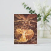 Red Dragon Art William Blake Briefkaart (Staand voorkant)