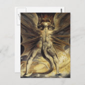 Red Dragon Art William Blake Briefkaart (Voorkant / Achterkant)