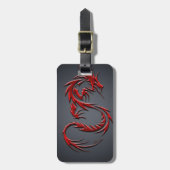red dragon bagagelabel (Voorkant verticaal)