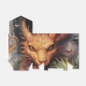 Red Dragon Bedankdoosjes (Uitgevouwen)