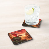 Red Dragon Bier Onderzetter (Rechterzijde)