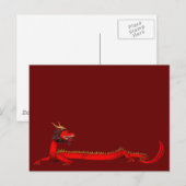 Red Dragon Briefkaart (Voorkant / Achterkant)