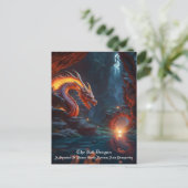 Red Dragon Briefkaart (Staand voorkant)