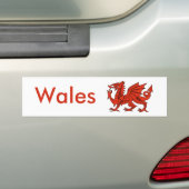 Red Dragon Bumpersticker (Op auto)