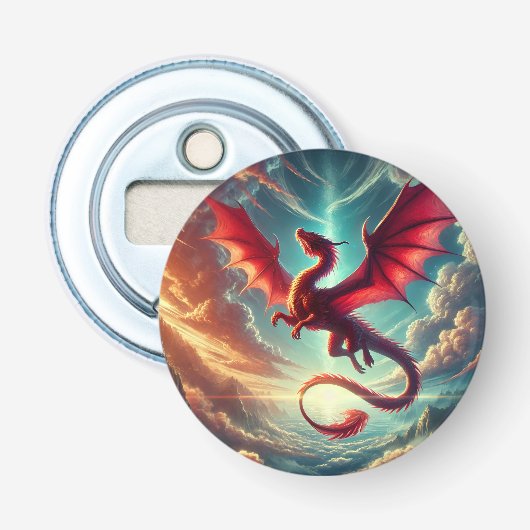 Red Dragon Button Flesopener (Voorkant)
