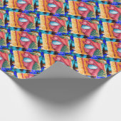 Red Dragon Cadeaupapier (Hoek)