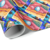 Red Dragon Cadeaupapier (Rol Hoek)