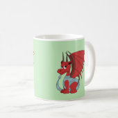 Red Dragon Cartoon Koffiemok (Voorkant rechts)