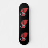 Red Dragon Cartoon Persoonlijk Skateboard (Voorkant)