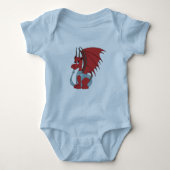 Red Dragon Cartoon Romper (Voorkant)