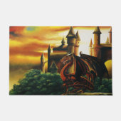 Red Dragon Castle Fantasy Deurmat (Voorkant)