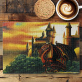 Red Dragon Castle Fantasy Legpuzzel