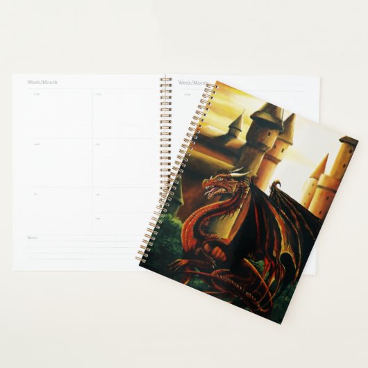 Red Dragon Castle Fantasy Planner (Display)