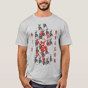 Red Dragon Chinees nieuwjaar T-shirt