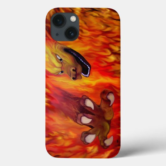 Red Dragon Claw Case-Mate iPhone Case (Achterkant)