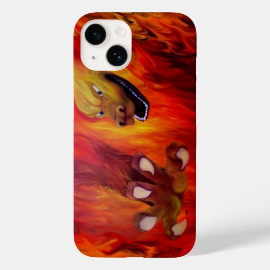 Red Dragon Claw Case-Mate iPhone Case (Achterkant)
