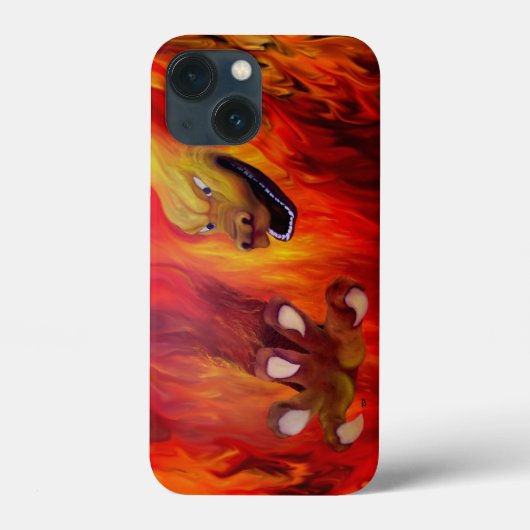 Red Dragon Claw Case-Mate iPhone Case (Achterkant)