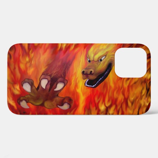 Red Dragon Claw Case-Mate iPhone Case (Achterkant (horizontaal))
