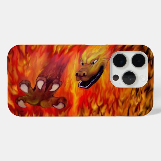 Red Dragon Claw Case-Mate iPhone Case (Achterkant (horizontaal))