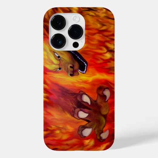 Red Dragon Claw Case-Mate iPhone Case (Achterkant)
