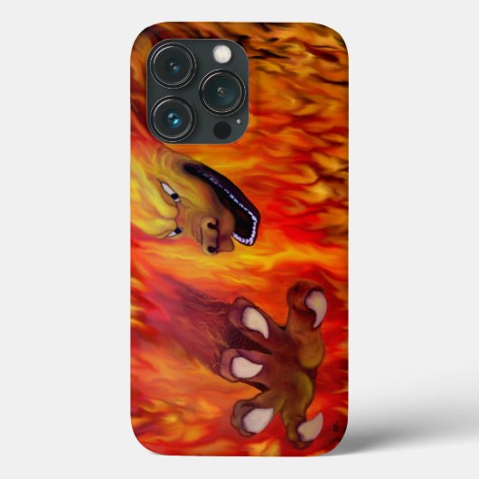 Red Dragon Claw Case-Mate iPhone Case (Achterkant)