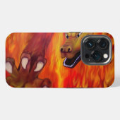Red Dragon Claw iPhone Hoesje (Achterkant horizontaal)