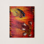 Red Dragon Claw Legpuzzel (Verticaal)
