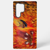 Red Dragon Claw Samsung Galaxy Hoesje (Achterkant)