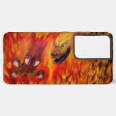 Red Dragon Claw Samsung Galaxy Hoesje (Achterkant horizontaal)