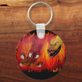 Red Dragon Claw Sleutelhanger (Voorkant)