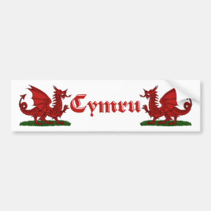 Red Dragon Cymru Bumpersticker