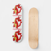 Red Dragon Design Personalized Persoonlijk Skateboard (Voorkant)