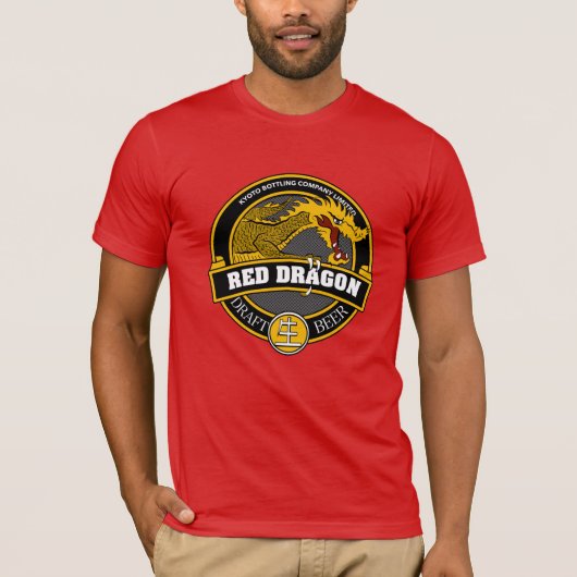 Red Dragon Draft Beer T-shirt (Voorkant)