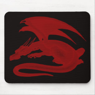 Red Dragon Drakon Maionios Mouse Pad Muismat
